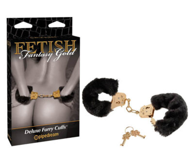 Fetish Fantasy Gold Deluxe Furry Cuffs