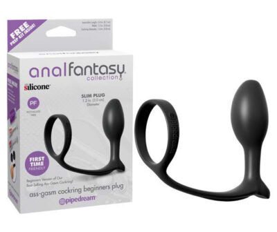 Anal Fantasy Collection Ass-Gasm Cock Ring Beginners Plug