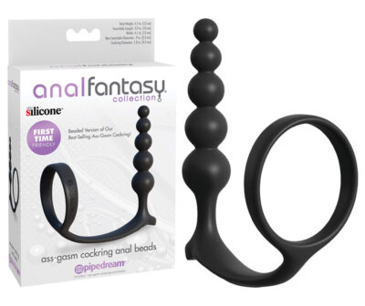 Anal Fantasy Collection Ass-Gasm Cockring Anal Beads