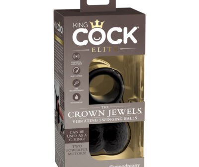 King Cock Elite The Crown Jewels Vibrating Silicone Balls