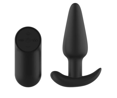 Passion Play Silicone Vibrating Butt Plug with Remote