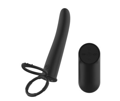 Passion Play Vibrating Double Penetrator with Remote