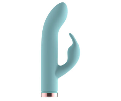 Passion Play Silicone Rabbit Vibrator - Blue