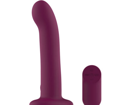 Passion Play Vibrating Dildo - Purple