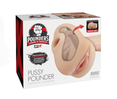 PDX Plus Pussy Pounder Squeeze Stroker - Flesh
