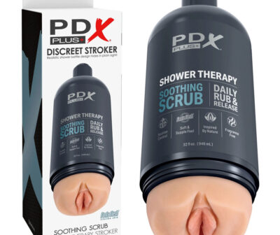 PDX Plus Shower Therapy - Soothing Scrub - Flesh