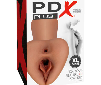 PDX Plus Pick Your Pleasure Stroker XL - Brown