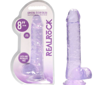 REALROCK 8'' Realistic Dildo With Balls