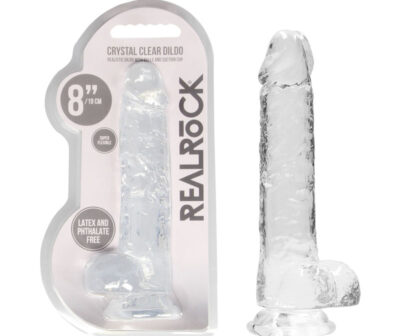 REALROCK 8'' Realistic Dildo With Balls