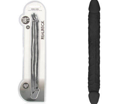 REALROCK 18'' Double Dildo - Black