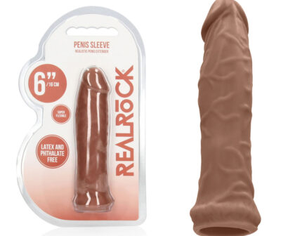 REALROCK 6'' Realistic Penis Sleeve - Tan