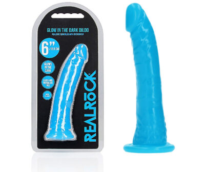 REALROCK 15.5 cm Slim Glow in the Dark Neon - Blue