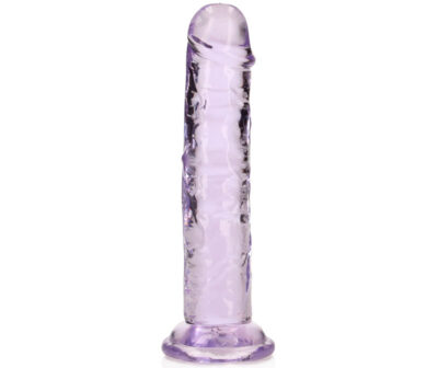 REALROCK 15.5 cm Straight Dildo - Purple