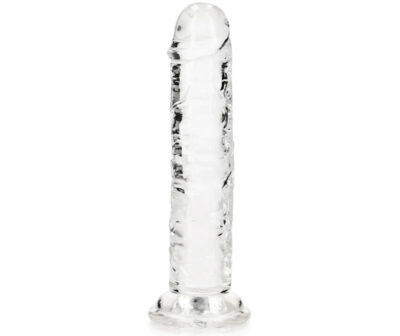 REALROCK 15.5 cm Straight Dildo - Clear