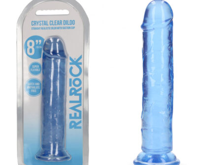 REALROCK 20 cm Straight Dildo - Blue