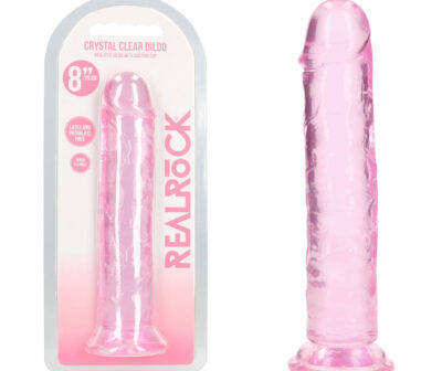 REALROCK 20 cm Straight Dildo - Pink