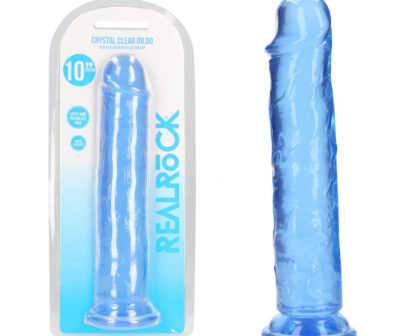 REALROCK 28 cm Straight Dildo - Blue