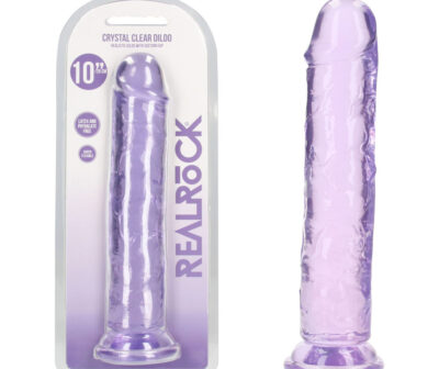 REALROCK 28 cm Straight Dildo - Purple