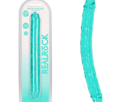 REALROCK 34 cm Double Dong - Turquoise