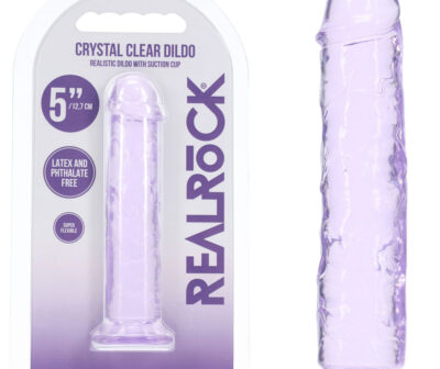 REALROCK Realistic 5'' Dildo - Purple