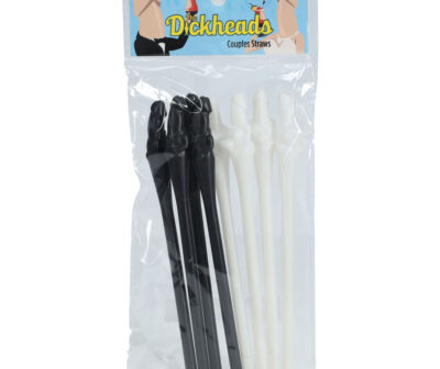 S-LINE The Dickheads - Couples Straws Black/White