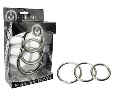 Master Series Trine Steel Ring Collection