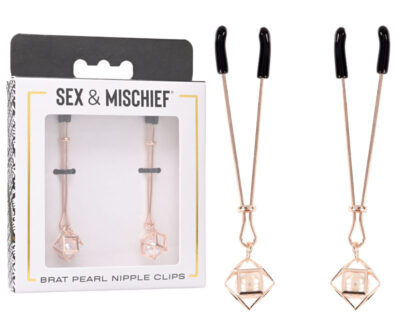 Sex & Mischief Brat Pearl Nipple Clips