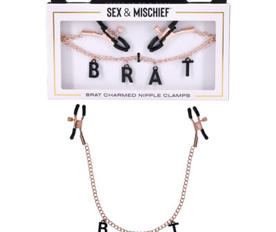Sex & Mischief Brat Charmed Nipple Clamps