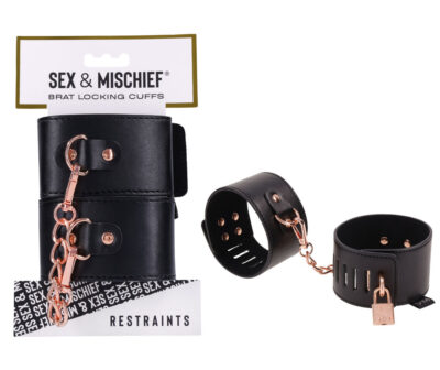 Sex & Mischief Brat Locking Cuffs