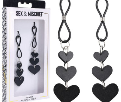 Sex & Mischief Heart Nipple Ties
