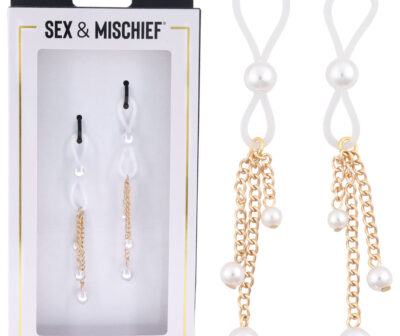 Sex & Mischief Pearl Nipple Ties