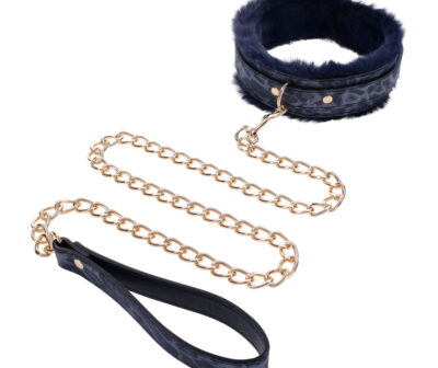 Sex & Mischief Cougar Fur Collar & Leash