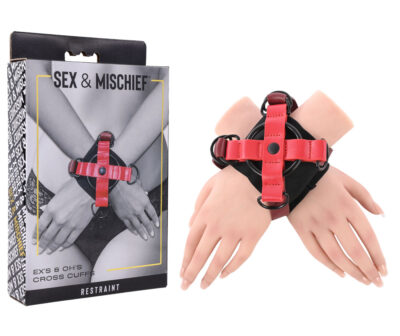 S&M Exs & Ohs Cross Cuffs