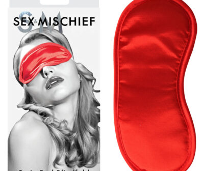 Sex & Mischief Satin Blindfold Red