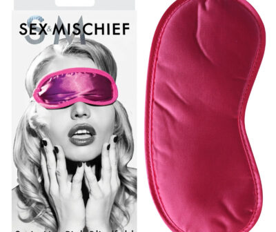 Sex & Mischief Satin Blindfold Hot Pink
