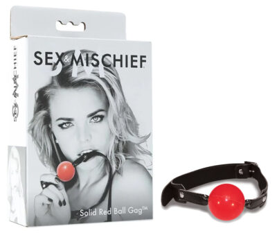 Sex & Mischief Solid Red Ball Gag