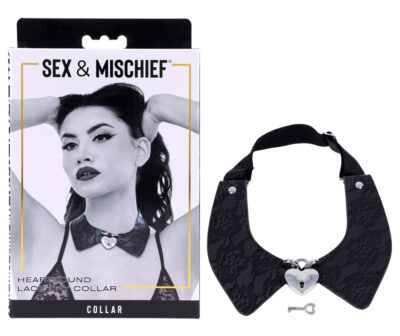 Sex & Mischief Heartbound Lace Day Collar