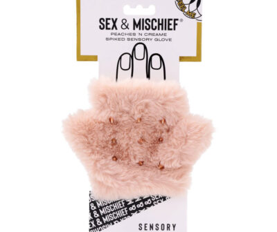 Sex & Mischief Peaches n CreaMe Spiked Sensory Glove