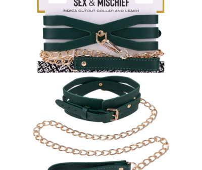 Sex & Mischief Indica Cutout Collar and Leash