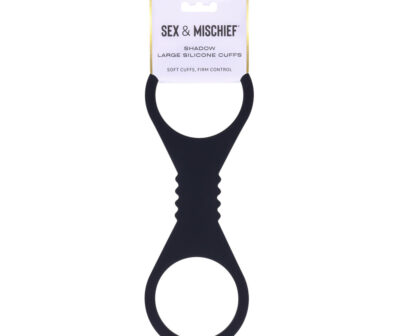Sex & Mischief Shadow Large Silicone Cuffs