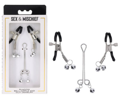 S&M Shadow Bell Nipple and Clit Jewelry