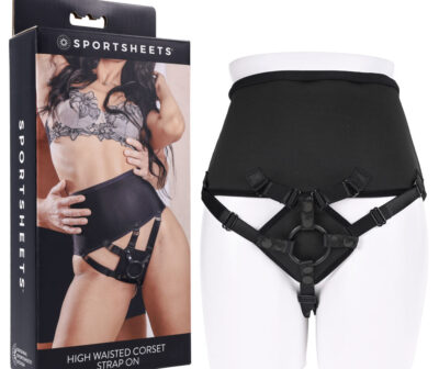 SPORTSHEETS High Waisted Corset Strap On