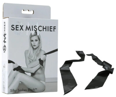 Sex & Mischief Silky Sashes Black