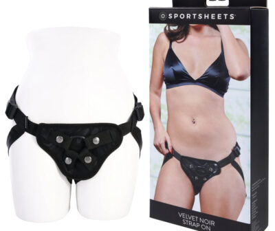 SPORTSHEETS Velvet Noir Strap On