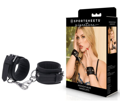 SPORTSHEETS Signature Midnight Muse Handcuffs