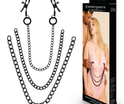 SPORTSHEETS Signature Midnight Muse exCHAINgeable Nipple Jewelry