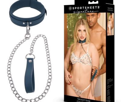 SPORTSHEETS Signature Twilight Tease Collar & Leash