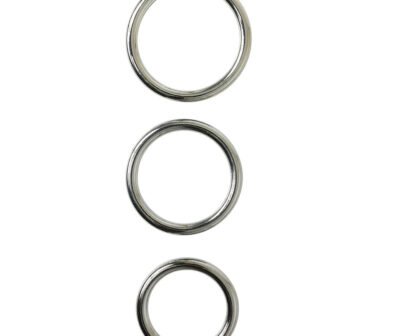 SPORTSHEETS Seamless Metal O-Ring 3 Pack