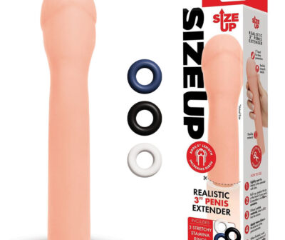 Size Up Realistic 3'' Penis Extender