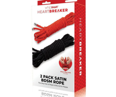 WhipSmart Heartbreaker 2 Pack Satin BDSM Rope